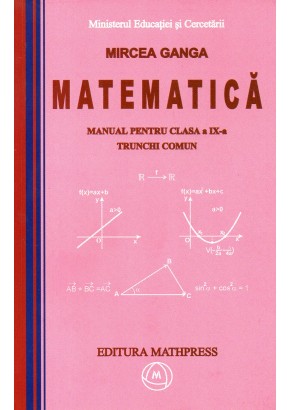 Matematica manual pentru clasa a IX-a Trunchi comun