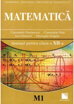 Matematica (M1). Manual pentru clasa a XII-a