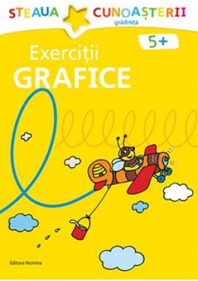 Exercitii grafice 5 ani+ (coperta galbena)