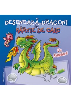 Deseneaza dragoni cu hartie de calc