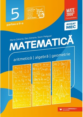 Matematica aritmetica, algebra, geometrie clasa a V-a consolidare partea a II-a editia 2021