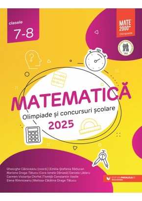 Matematica Olimpiade si concursuri scolare 2025 Clasele 7-8