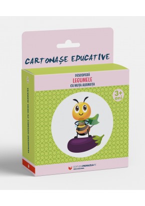 Descopera LEGUMELE cu Nuta Albinuta (12 cartonase educative)