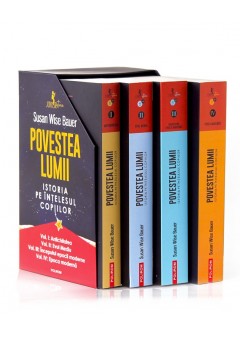 Povestea lumii Istoria pe intelesul copiilor Set 4 volume + caseta de colectie