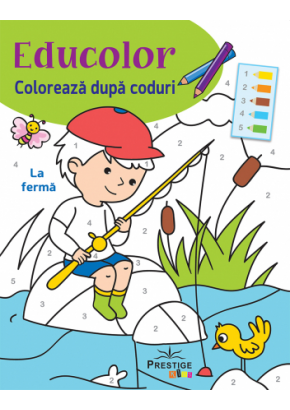 Coloreaza dupa Coduri: La Ferma