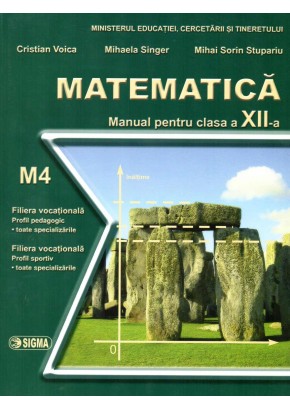 Matematica. Manual M4 clasa a XII-a 