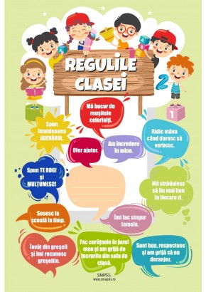 Plansa regulile clasei