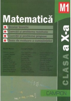 Matematica M1, Clasa a X..