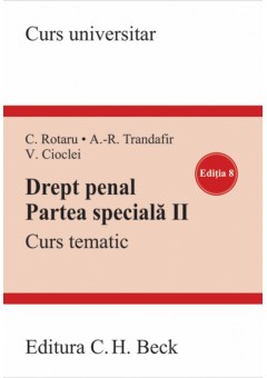 Drept penal Partea speciala II Curs tematic Editia 8