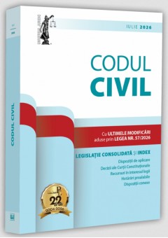 Codul civil: iulie 2026