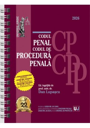Codul penal si Codul de procedura penala Ianuarie 2026