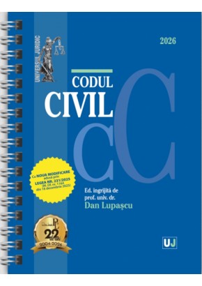 Codul civil Ianuarie 2026 - Editie spiralata