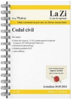 Codul civil Cod 796 Actualizat la 30.09.2024