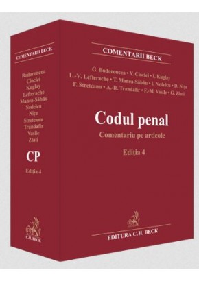 Codul penal Comentariu pe articole Editia 4