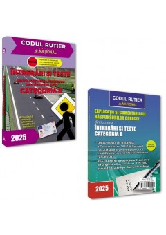Intrebari si teste pentru obtinerea permisului auto categoria B - editia 2025