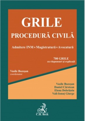 Grile Procedura Civila Admitere INM  Magistratura  Avocatura