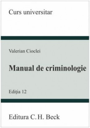 Manual de criminologie Editia 12