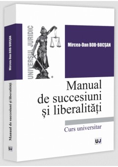 Manual de succesiuni si liberalitati