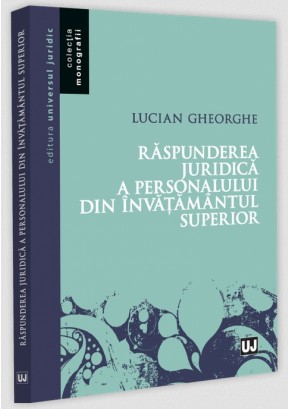 Raspunderea juridica a personalului din invațamantul superior
