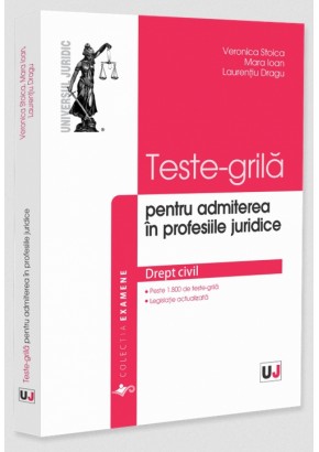 Teste-grila pentru admiterea in profesiile juridice - Drept civil