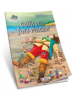Gulliver in Tara Piticilor - carte de colorat A5