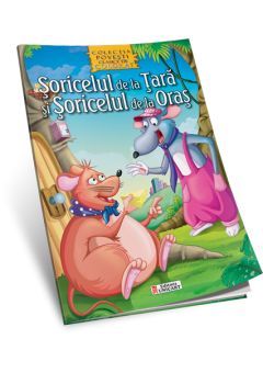 Soricelul de la tara si Soricelul de la oras - carte de colorat A4