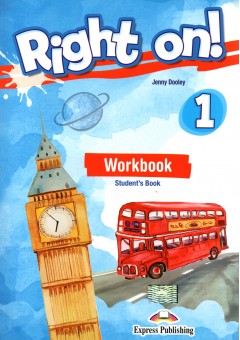 Right on!  1 workbook student's book caiet de lucru clasa a V-a